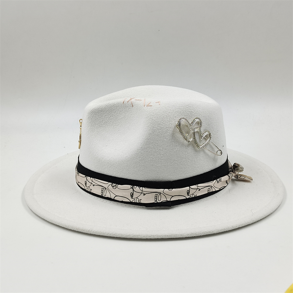 手縫いフェドーラ帽ジャズハット男性と女性のトランプアクセサリ - Mens Fashion Bucket Hat のレビューと価格