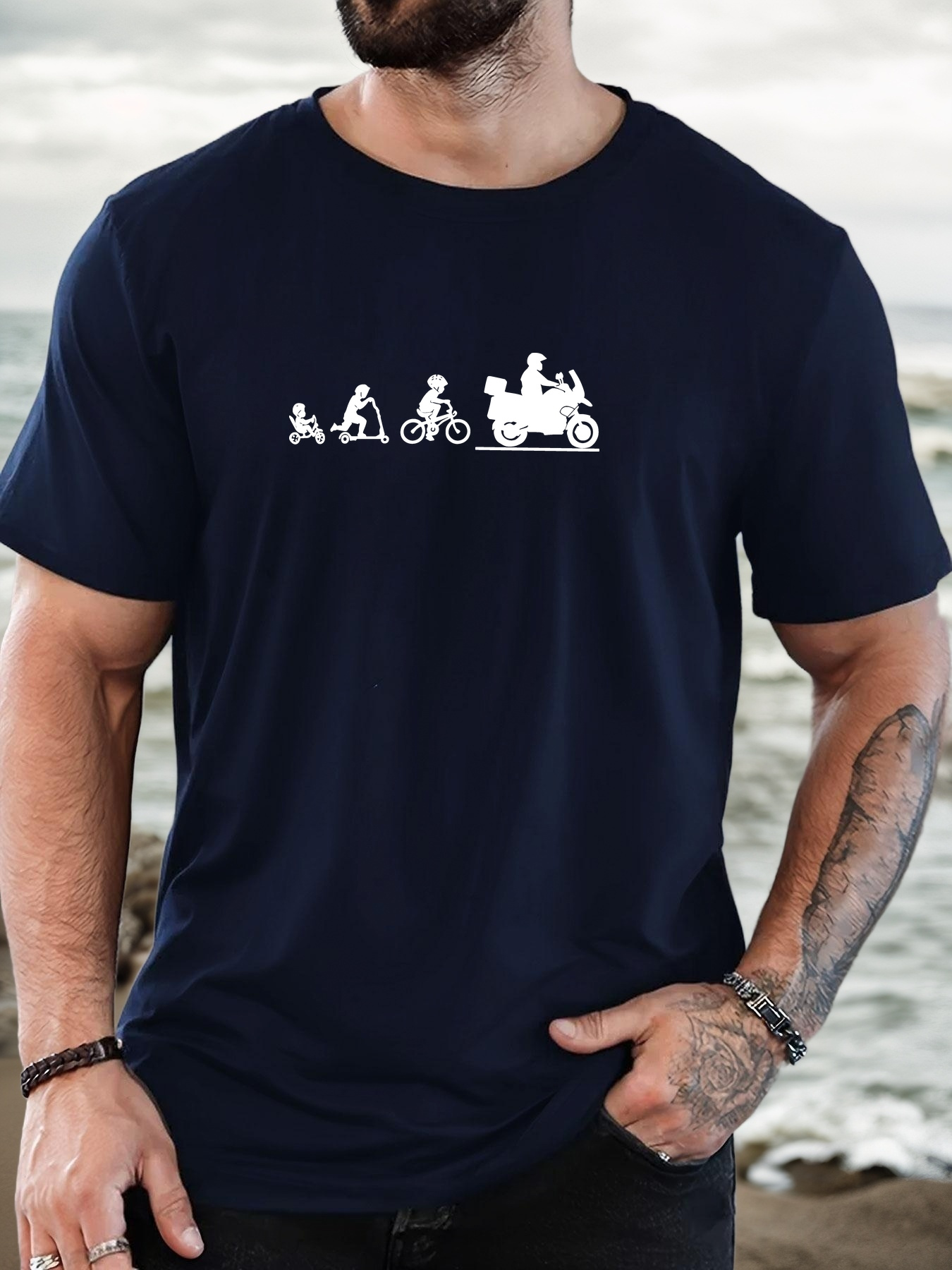 ファッションメンズブラックベーシックTシャツデリバリーマンラ - Men'S Fashion Evolution のレビューと価格