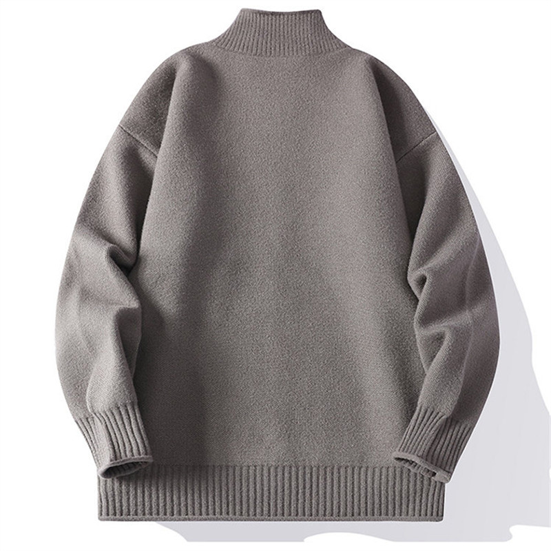 春秋スタンドカラージッパーニットカーディガンメンズファッショ - Men'S Fashion Zip Sweater のレビューと価格