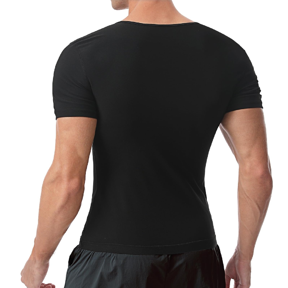 1 個の男性用半袖サウナシャツ、汗を促進するコンプレッション - Compression Shirt Workout のレビューと価格