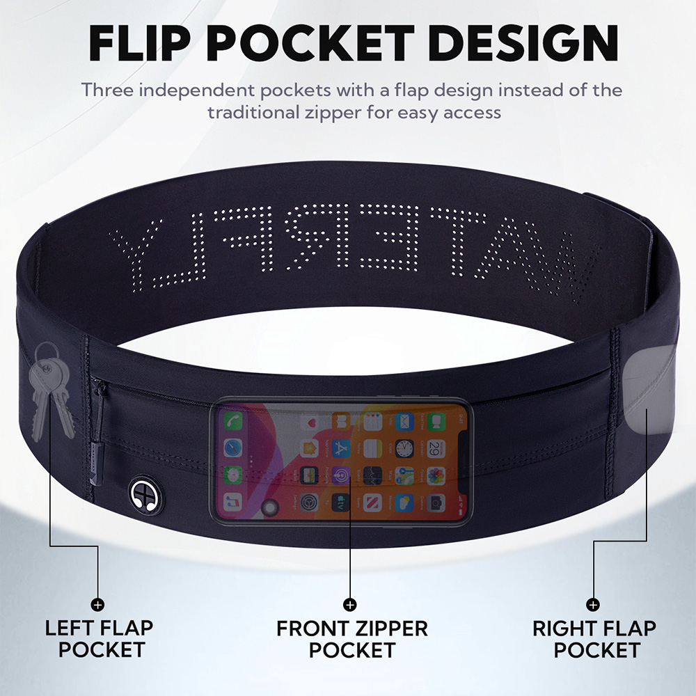 ウォーターフライ-男性と女性のためのランニングベルト,伸縮性 - Belt Mens Fashion のレビューと価格