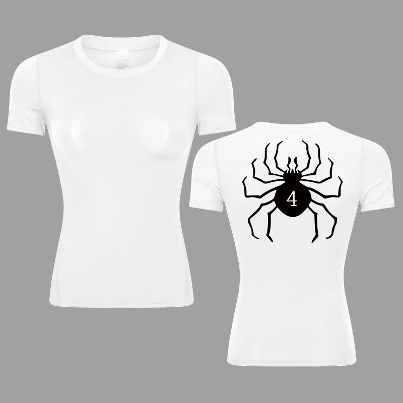 女性のグラフィックプリント圧縮シャツ,アスレチック半袖,ba - Compression Shirt Workout のレビューと価格