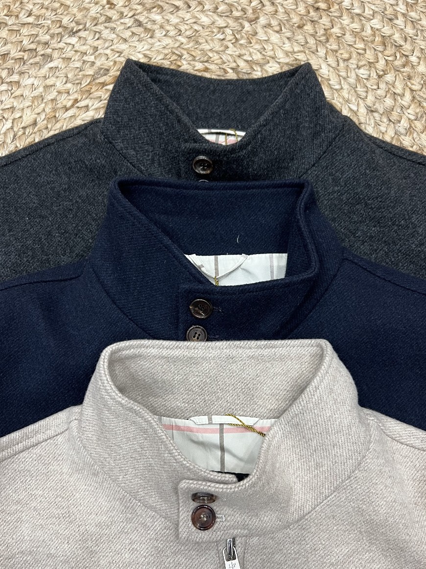 LP メンズ オールドマネー ウール混紡ツイードニット スタ - Harrington Jacket のレビューと価格