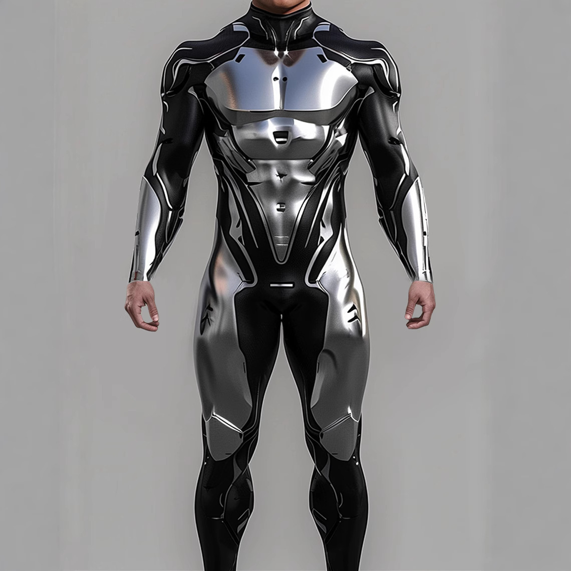 スチームパンクサイバーパンク未来的な機械鎧ジャンプスーツクー - Mens Fashion Jumpsuit のレビューと価格