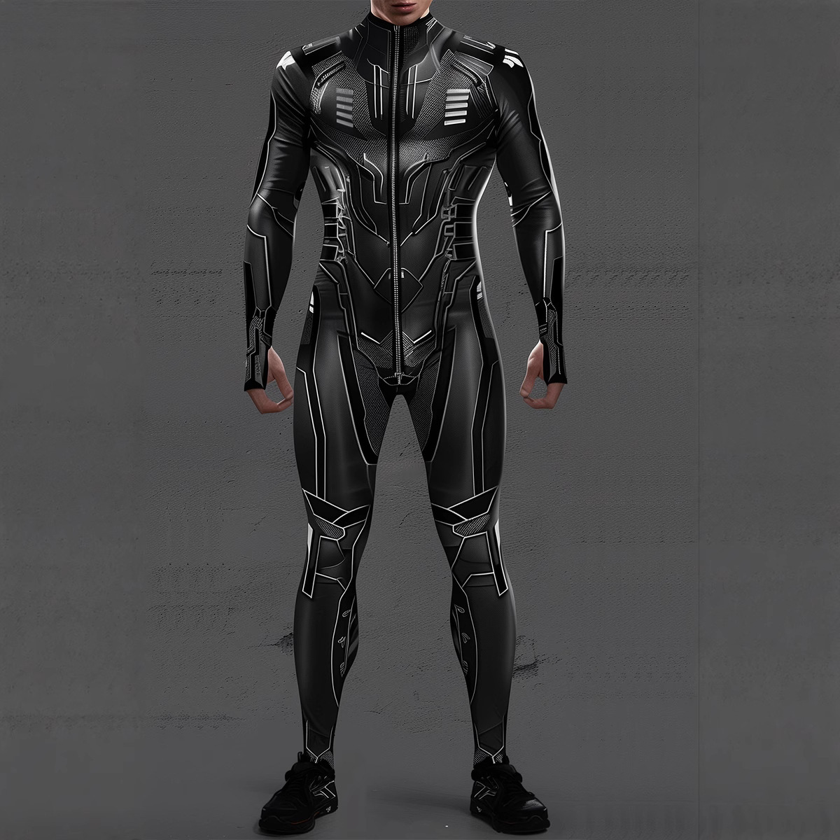 スチームパンクサイバーパンク未来的な機械鎧ジャンプスーツクー - Mens Fashion Jumpsuit のレビューと価格