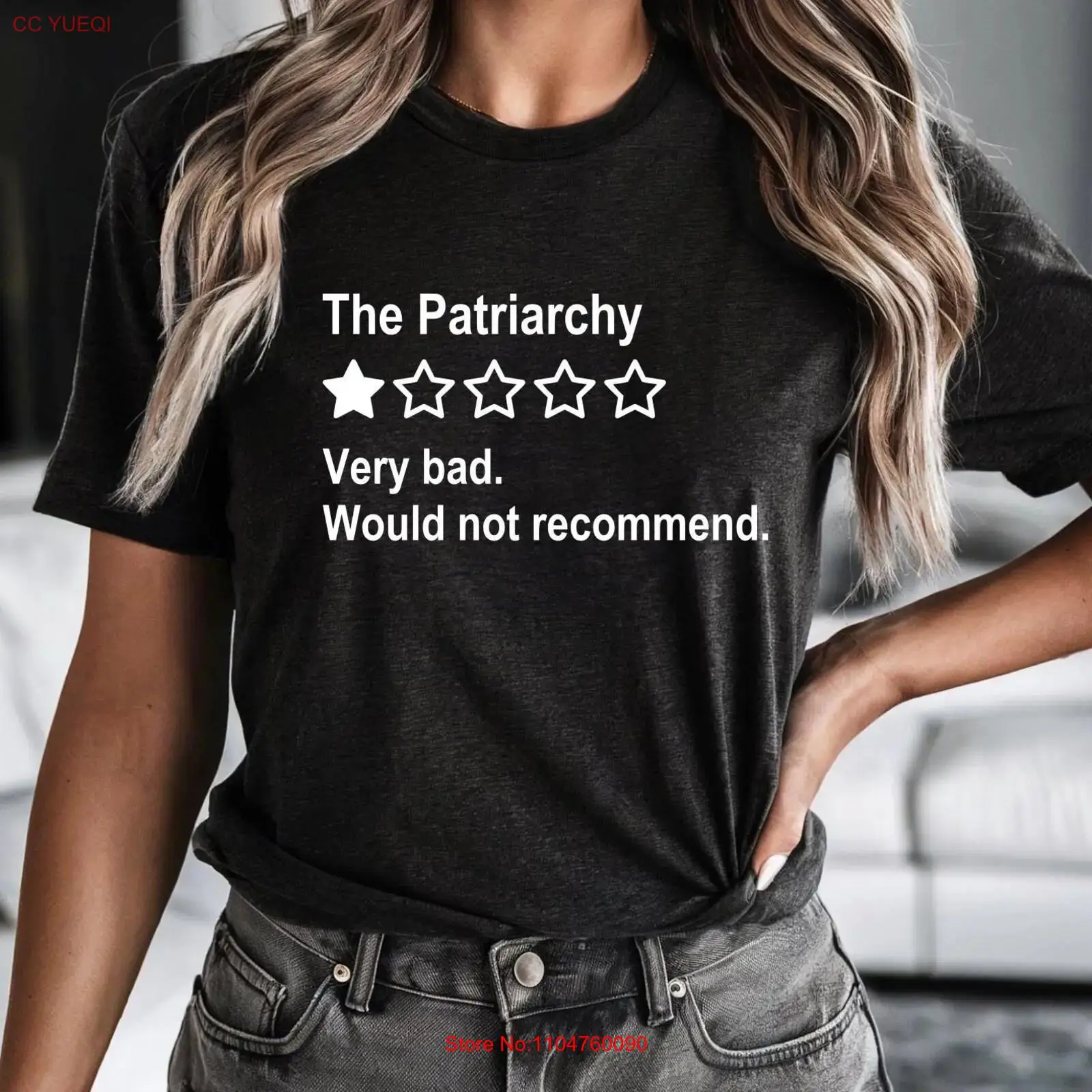 The Patriarchy Bad Review Tシャツ - Men'S Fashion Reviews のレビューと価格