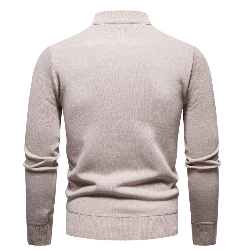 2026年新作 メンズ ハーフジップ スタンドカラー プルオ - Men'S Fashion Zip Sweater のレビューと価格