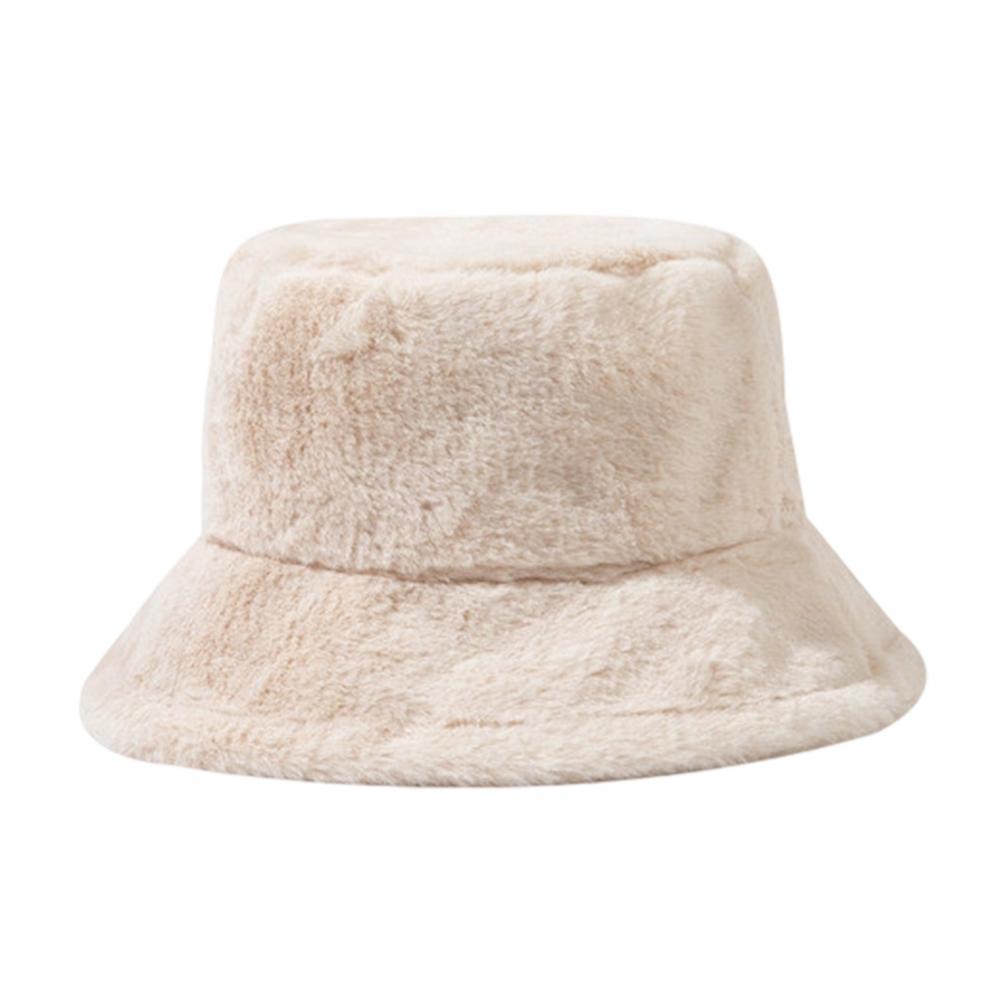 女性用、おしゃれで写真映えする、ふわふわ素材のバケットハット - Mens Fashion Bucket Hat のレビューと価格