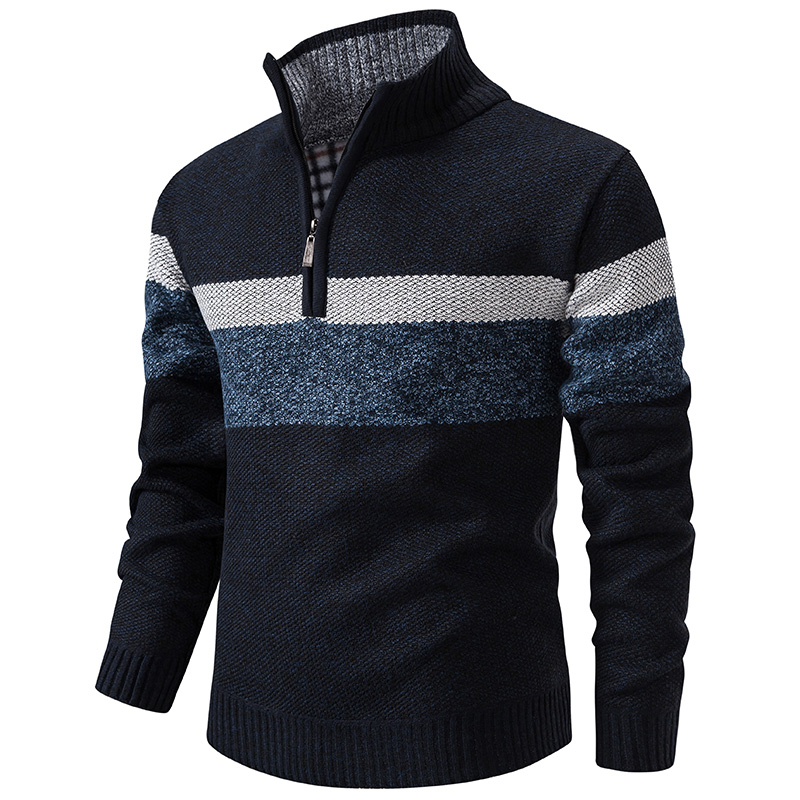 メンズ冬セータータートルネックジッパープルオーバー厚手暖かい - Men'S Fashion Zip Sweater のレビューと価格